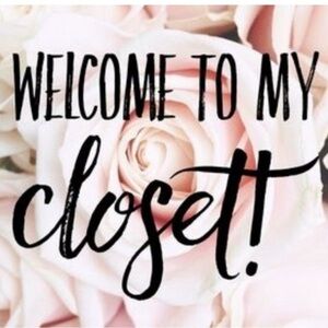 Welcome to my closet!